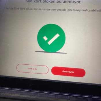Tosla Sim Bloke Hatası