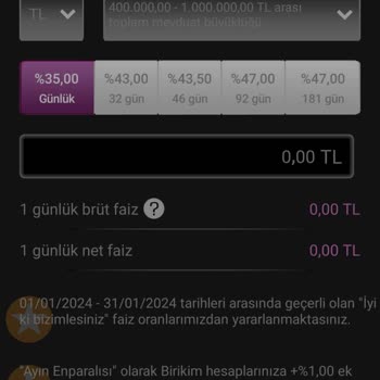 Enpara İyi Ki Bizimlesin Faizi Tanımlamıyor