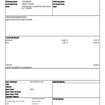 Akbank Haksız Ödeme Alması