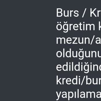 Kredi ve Yurtlar Kurumu Burs Nakil İtiraz