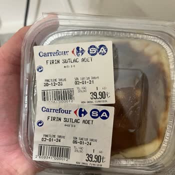 Carrefour SA Tarihi Geçmiş Ürünün Üzerine Tekrar Etiket Basıyor