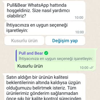 Pull And Bear Ulasan Ürünlerin İadesini Yapmayıp İnsanları Yanıltıyor