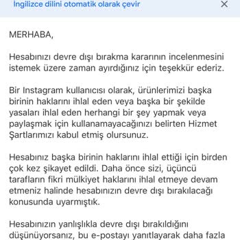 Instagram Hesabım Askıya Alındı