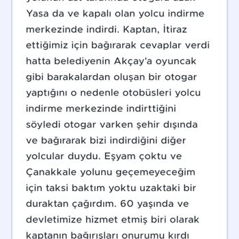 Kamil Koç Kaptanın Saygısız Tavırları Ve Otogar Dışı İndirme