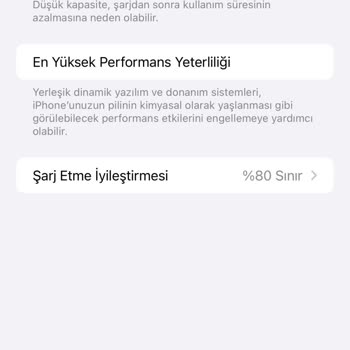İPhone Pil Sağlığı