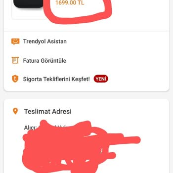 Teslim Edilmeyen Ürün İçin Trendyol'a Tepki