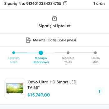 A101 Online Alışverişte Yaşanan Ürün Teslimat Problemi
