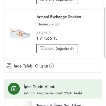 Boyner'in Müşteriden Habersiz Ürün İptal Etmesi
