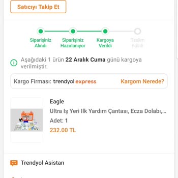 Trendyol'dan Alınan Ürünün Teslimat Gecikmesi Ve İptal Sorunu