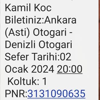 Kamil Koç Alkollü Muavin Ve Yolcu