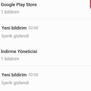Google Play İçerik Gizledi Bildirimi