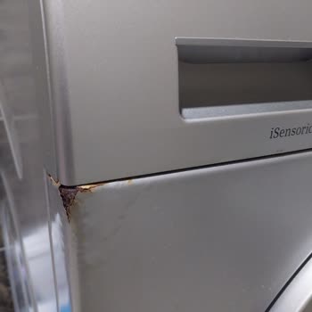 Siemens Çamaşır Makinem Kapağından Su Akıtıyor Akan Su Paslandırdı