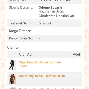 Nare Giyim Gelmeyen Ürünler. Cevapsız Sorular.