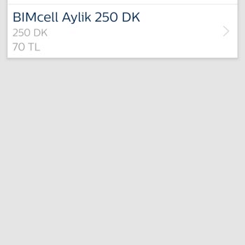 Bimcell Tarifeye Uygun Tl Yükleme Yapılamıyor