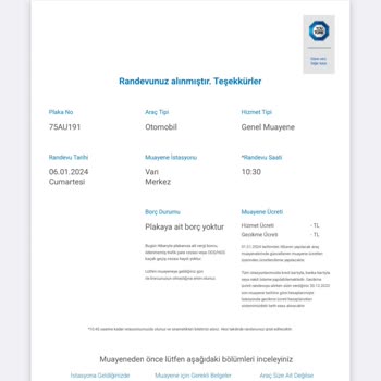 TÜVTÜRK Tüvtürk Randevu Olmadığı Halde Bende Zorla Fazla Para Alıyor