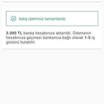 Sahibinden Param Güvende Paramı Yatırmıyor
