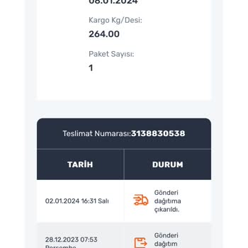Horoz Lojistik Çerkezköy Şube Kargomu Getirmiyor