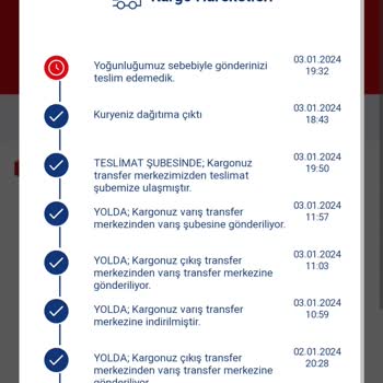Aras Kargo Kargomu Yetiştiremediklerinden Dolayı Gelip Şubeden Almamı İstiyorlar