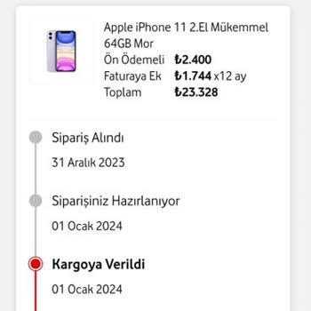 Vodafone Yenilenmiş Telefon Şikayet