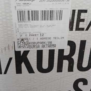 Sürat Kargo Kargo Teslimatında Yaşanan Sorun Ve Çözüm Beklentisi