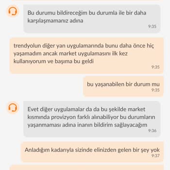 Trendyol Hızlı Market Çekilen Miktarı Onay Olmadan Arttırıyor