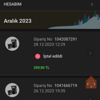 Koçtaş Siparişimi İptal Etti. Tedarik Edilemeyen Ürün Satışına Devam.