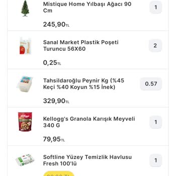 Migros Hediye Yılbaşı Topunun Ücreti Benden Alındı İadesini Rica Ederim