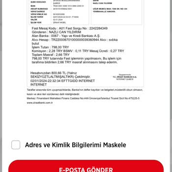 Vanilin Design EFT İade Sürecinde Yaşanan Mağduriyet