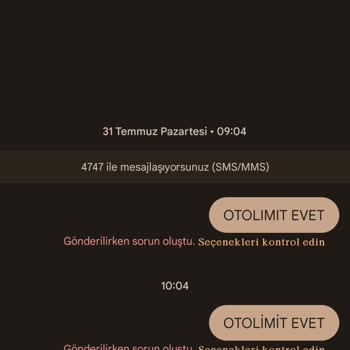 Ziraat Bankası Kredi Otolimit Yükseltme 4747 Ye Mesaj Gönderdim Lakin Kabul Edilmedi