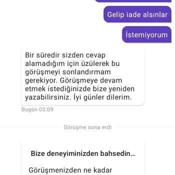 Getir Canlı Destek Umursamazlığı