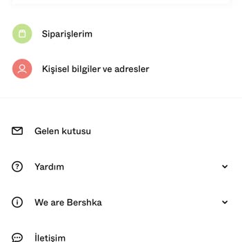 Bershka Siparişim İptal Edildi.