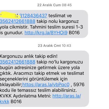 Yine Aras Kargo Yine Mağduriyet