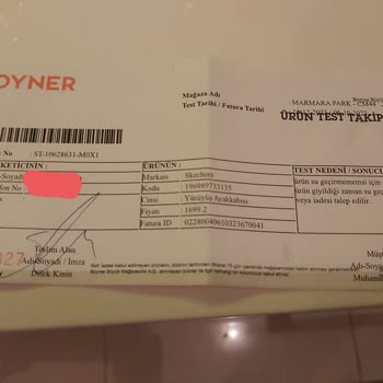 Boyner Skechers Waterproof Bot İade Süreci