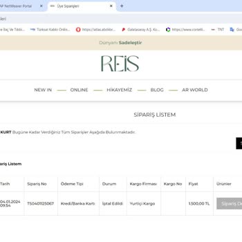 Reis Kuyumculuk Ürünler Üzerinden Fiyat