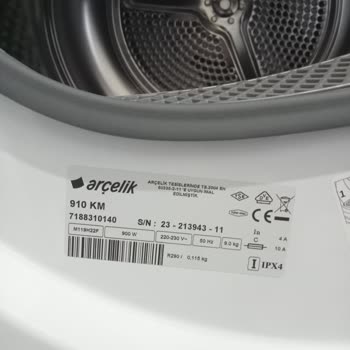 Arçelik Yeni Alınan Kurutma Makinesinde Su Tahliye Arızası Ve Değişim Gecikmesi