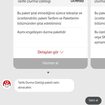 Vodafone Mobil Operatörünün Ek Paket Ücretlendirme Sorunu