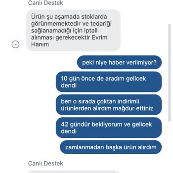 Bosch Ürün Gönderilmiyor, Haber Verilmiyor