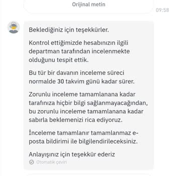 Binance 450$ Ve Hesabıma Bloke Koydu