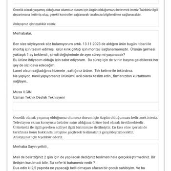 Media Markt Ürün Teslimat Sorunu