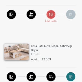 Vivense Siparişten 2 Ay Sonra Tedarik Bahanesiyle Ürün İptali!