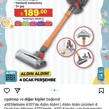 A101 Aktüel Ürünü Gününden Önce Satıyorsunuz