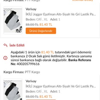 Trendyol Eksik Ürün Gönderdi