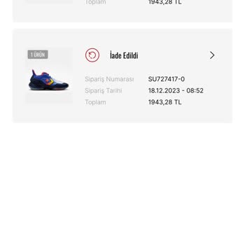 Sneaks Up Teslim Edilmeyen Ürün Ve Para İadesi Yapılmamıştır