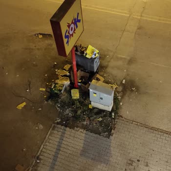 Şok Marketler Bitmeyen Çöp Sorunu