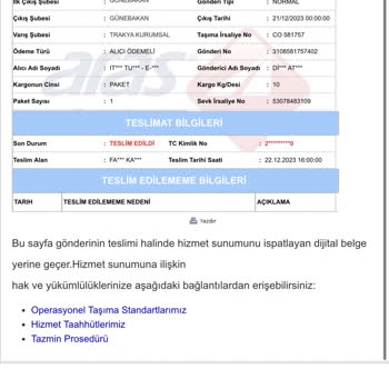 Zara Ürünlerim Teslim Edildiği Halde İade Halen Bekletiliyor!