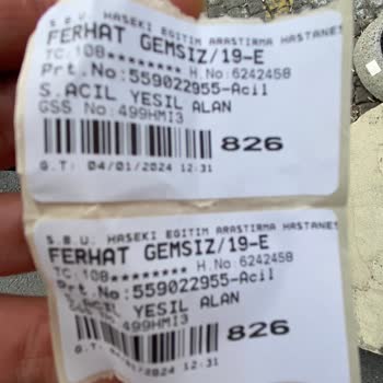 Sultangazi Haseki Eğitim Araştırma Hastanesi Muayene Bile Etmedi