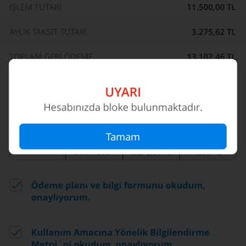 Denizbank Hesap Blokem Kaldırılmadı