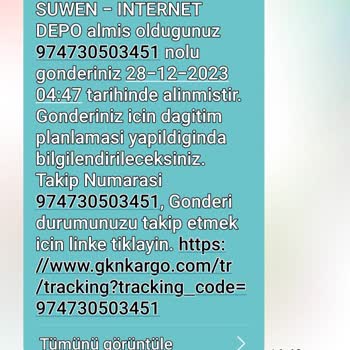 GKN Kargo Ürünlerimi Teslim Etmedi
