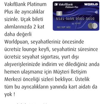 VakıfBank Platinum Plus Metal Katsayı Değişimi