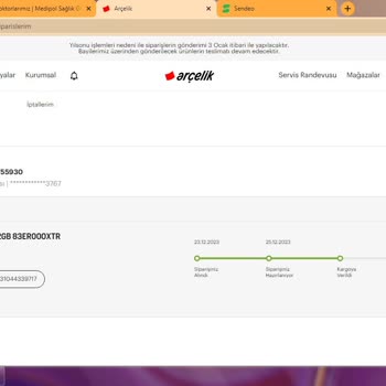 Arçelik Online Web Sitesi Pişmanlıktır